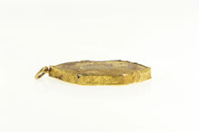 Load image into Gallery viewer, 14K Elaborate Painted Japanese Soldier Engraved Pendant Yellow Gold