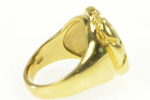Load image into Gallery viewer, 18K Ornate Diamond Ancient Greek Coin Statement Ring Yellow Gold