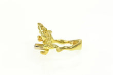 Load image into Gallery viewer, 18K Peter Cullman Modernist Diamond Statement Ring Yellow Gold