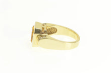 Load image into Gallery viewer, 14K 4.04 Ctw Golden Citrine Diamond Accent Ring Yellow Gold