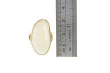 Load image into Gallery viewer, 14K 16.00 Ct Natural Opal Bezel Statement Ring Yellow Gold