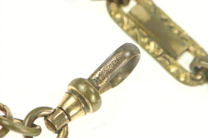 Victorian Ornate Scroll Steampunk Chain Pocket Watch Fob