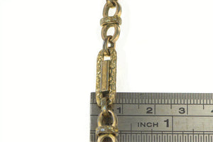 Victorian Ornate Scroll Steampunk Chain Pocket Watch Fob