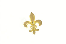 Load image into Gallery viewer, Gold Filled Fleur De Lis Symbol Purity Watch Hanger Pin/Brooch