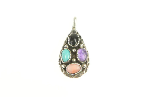 Sterling Silver Richard Begay Navajo Native American Pendant