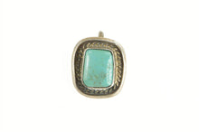 Load image into Gallery viewer, Sterling Silver Native American Artisan Turquoise Pendant