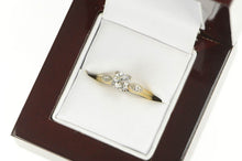 Load image into Gallery viewer, 14K 40&#39;s 0.58 Ctw Old European Diamond Engagement Ring Yellow Gold