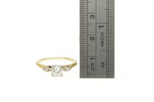 Load image into Gallery viewer, 14K 40&#39;s 0.58 Ctw Old European Diamond Engagement Ring Yellow Gold