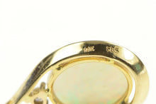 Load image into Gallery viewer, 14K 2.46 Ctw Natural Opal Diamond Classic Vintage Pendant Yellow Gold