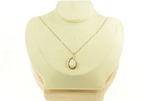 Load image into Gallery viewer, 14K 2.46 Ctw Natural Opal Diamond Classic Vintage Pendant Yellow Gold