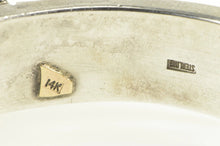 Load image into Gallery viewer, Sterling Silver Navajo Ronnie Joe Henry 14k Sugilite Cuff Bracelet 6.25&quot;