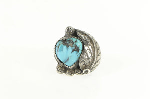 Sterling Silver Turquoise Southwestern Handmade Statement Ring