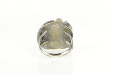 Load image into Gallery viewer, Sterling Silver Turquoise Southwestern Handmade Statement Ring