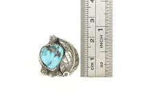 Load image into Gallery viewer, Sterling Silver Turquoise Southwestern Handmade Statement Ring