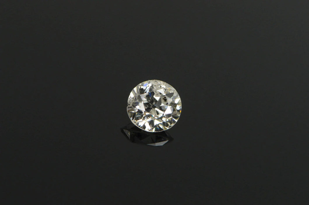 GIA 0.81 Ct Round Brilliant Cut H Color I2 Clarity Diamond