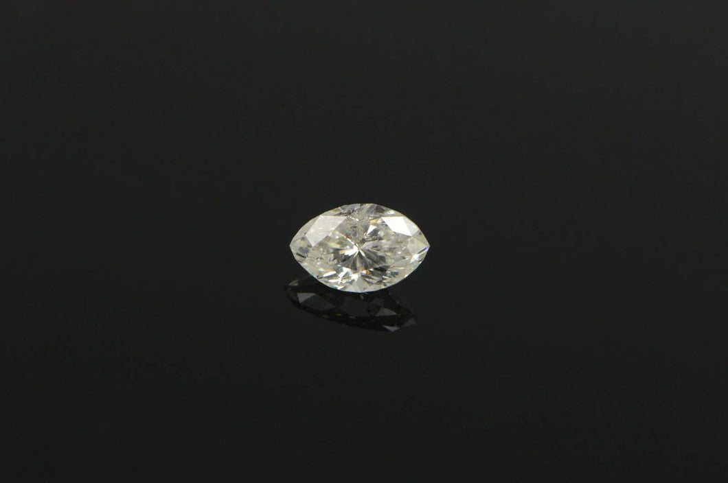 GIA 0.74 Ct Marquise Cut K Color, I3 Clarity Diamond