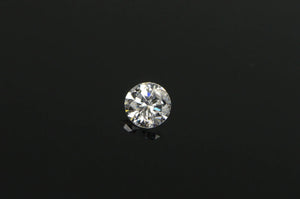 GIA 0.75 Ct Round Brilliant Cut Natural Faint Pink Color, I1 Clarity Diamond