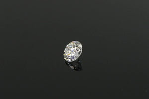 GIA 0.75 Ct Round Brilliant Cut Natural Faint Pink Color, I1 Clarity Diamond