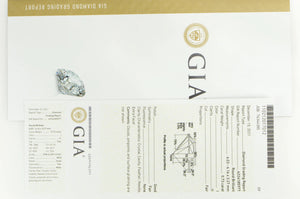 GIA 0.73 Ct Round Brilliant Cut I Color I1 Clarity Diamond