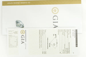 GIA 1.28 Emerald Cut J Color VS1 Clarity Diamond