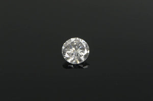 GIA 1.01 Ct Round Brilliant Cut Salt & Pepper Natural Faint Grey I2 Clarity Diamond