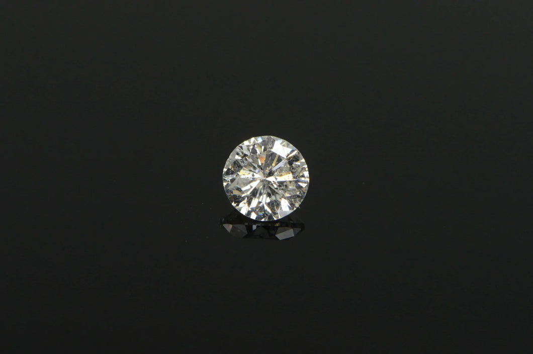 GIA 0.95 Ct Round Brilliant Cut G Color I3 Clarity Diamond