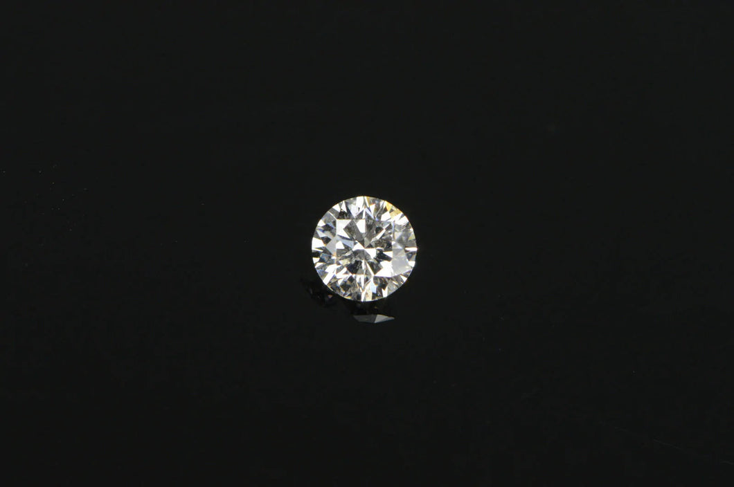 GIA 0.40 Ct Round Brilliant Cut F Color I1 Clarity Diamond