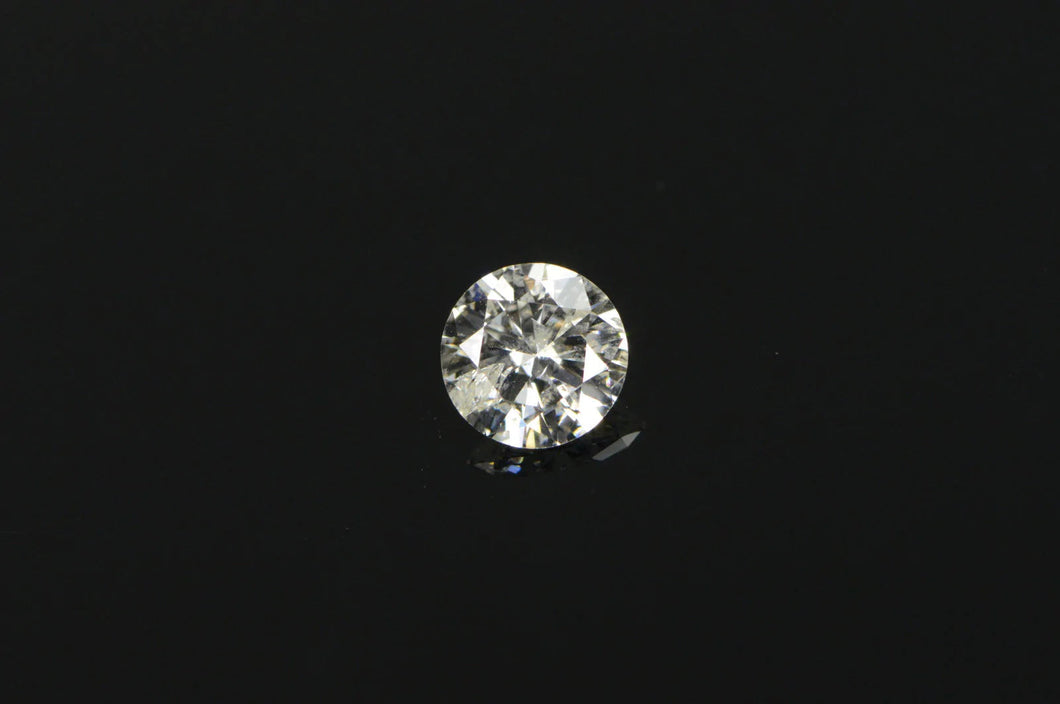 GIA 0.79 Ct Round Brilliant Cut H Color I3 Clarity Diamond