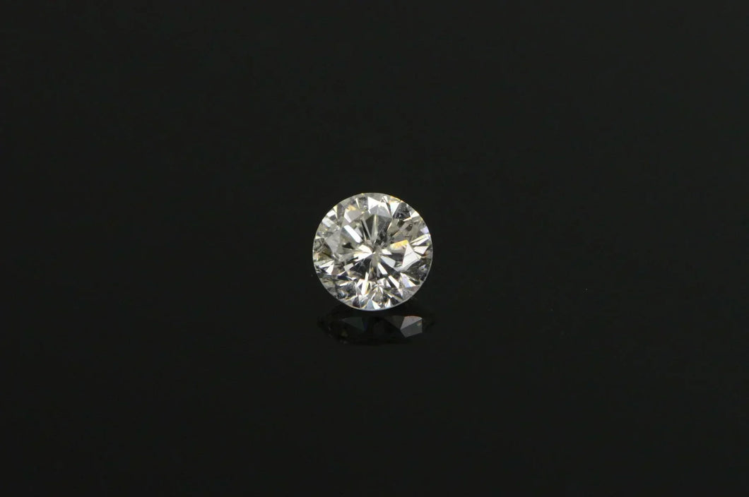 GIA 0.49 Ct Round Brilliant Cut I Color I2 Clarity Diamond