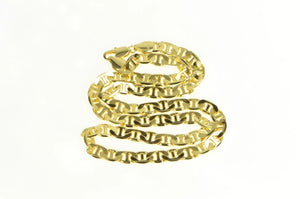 Gold Plated 7.9mm Thick Wide Anchor Link Chunky Chain Necklace 23"