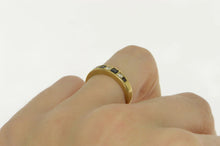 Load image into Gallery viewer, 18K 0.63 Ctw Princess Sapphire Diamond Wedding Ring Yellow Gold
