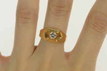 Load image into Gallery viewer, 14K 0.45 Ct VS Diamond Pressure Set Men&#39;s Ring Yellow Gold