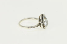 Load image into Gallery viewer, Sterling Silver Pandora Sparkling Teardrop Halo Promise Ring