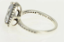Load image into Gallery viewer, Sterling Silver Pandora Sparkling Teardrop Halo Promise Ring