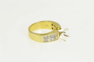 18K 1.50 Ctw VS Diamond Engagement Setting Ring Yellow Gold