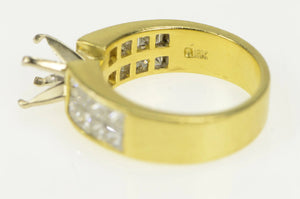 18K 1.50 Ctw VS Diamond Engagement Setting Ring Yellow Gold