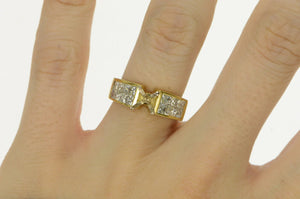 18K 1.50 Ctw VS Diamond Engagement Setting Ring Yellow Gold