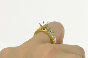 18K 1.50 Ctw VS Diamond Engagement Setting Ring Yellow Gold