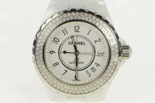 Load image into Gallery viewer, Chanel J-12 H0967 White Ceramic Diamond Women&#39;s Watch
