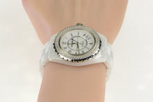 Load image into Gallery viewer, Chanel J-12 H0967 White Ceramic Diamond Women&#39;s Watch