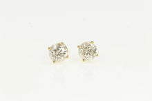 Load image into Gallery viewer, 14K 1.75 Ctw Diamond Solitaire Classic Stud Earrings Yellow Gold