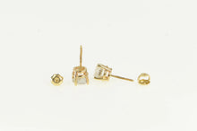 Load image into Gallery viewer, 14K 1.75 Ctw Diamond Solitaire Classic Stud Earrings Yellow Gold