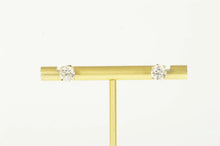 Load image into Gallery viewer, 14K 1.75 Ctw Diamond Solitaire Classic Stud Earrings Yellow Gold