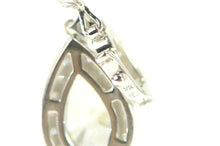 Load image into Gallery viewer, 18K 2.09 Ctw Pear 1.40 Ct VS Diamond Halo Pendant White Gold