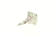 Load image into Gallery viewer, Platinum Art Deco 0.90 Ctw OEC Diamond Filigree Ring