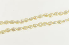 Load image into Gallery viewer, 14K Pearl Beaded Vintage Classic Statement Bracelet 16.75&quot; Yellow Gold