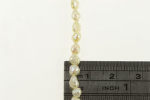 Load image into Gallery viewer, 14K Pearl Beaded Vintage Classic Statement Bracelet 16.75&quot; Yellow Gold