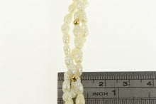 Load image into Gallery viewer, 14K 3.7mm Pearl Layered Beaded Retro Vintage Necklace 18.25&quot; Yellow Gold