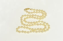 Load image into Gallery viewer, 14K 6.2mm Classic Retro 1950&#39;s Pearl Strand Necklace 23.25&quot; Yellow Gold