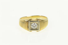 Load image into Gallery viewer, 14K 0.50 Ct Old European Cut Men&#39;s Diamond Ring Yellow Gold